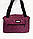 Сумка жіноча шопер стьобана 38*26*14 см бордова (200-867), фото 4