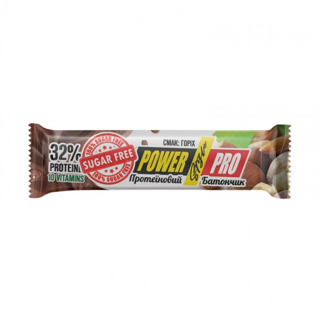 Протеїнові батончики Power Pro Nutella Sugar Free (Горіх 50g)