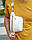 Cтильна компактна бананка з натуральної шкіри Tiding Bag TD-32409 біла, фото 8