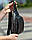 Рюкзак-слінг чорний чоловічий Tiding Bag TD-2416 з натуральної шкіри, фото 10
