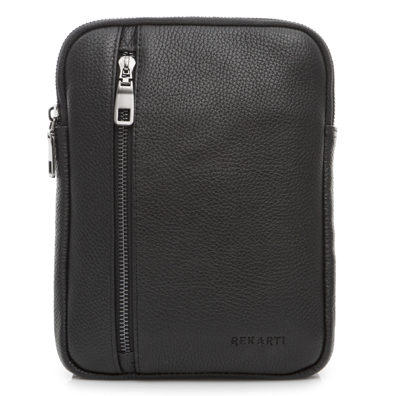 Чоловіча сумка-барсетка шкіряна Tiding Bag TD-2442 чорна
