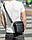 Сумка чоловіча містка з натуральної шкіри Tiding Bag TD-20416 чорна, фото 7