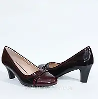 Женские туфли, в классическом стиле на устойчивом каблучке