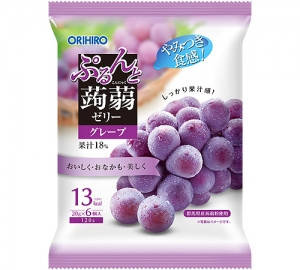 Orihiro Purun and Konjac Jelly виноград натуральний сік у желе з Конняку 6 пакетиків по 20 г