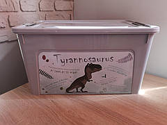 Комплект контейнерів "Smart Box" Алеана з декором Dino _ Динозаври 4 шт, фото 6
