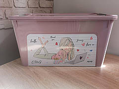 Комплект контейнерів "Smart Box" Алеана з декором Girl _ Дівчата 3 шт, фото 6