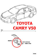Тяга THK на датчик автокоректора світла фар Toyota Camry XV50 8940706010, 89407-06010, задня тяжка висоти (Японія), фото 5