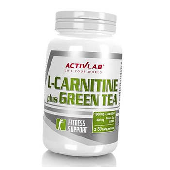 Жироспалювачі Activlab L-Carnitine Plus Green Tea (60 caps)