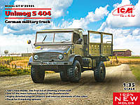 Unimog S 404. Сборная модель немецкого военного автомобиля. ICM 35135