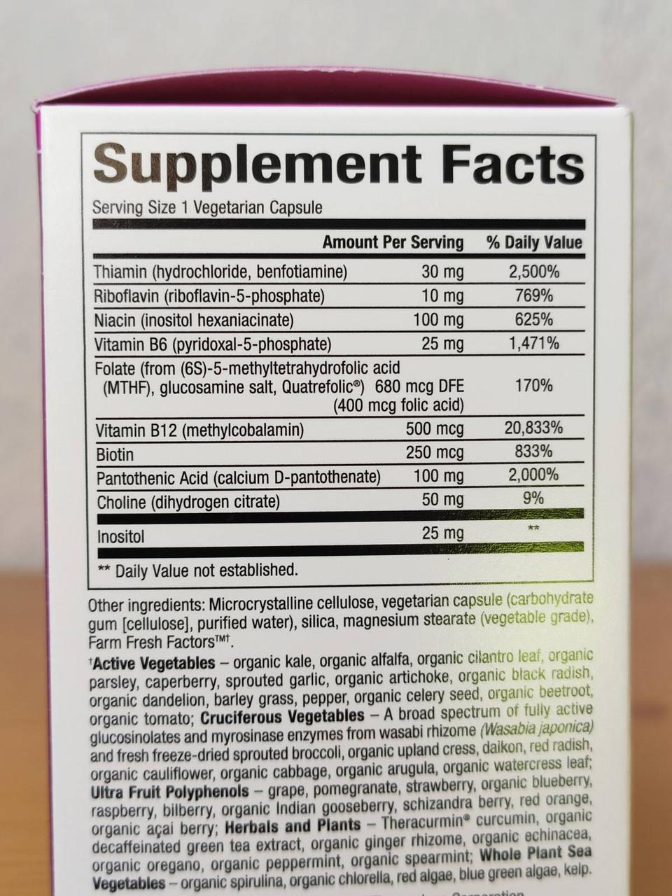 Natural Factors, Коэнзимный комплекс витаминов группы В, b, 60 капсул ...