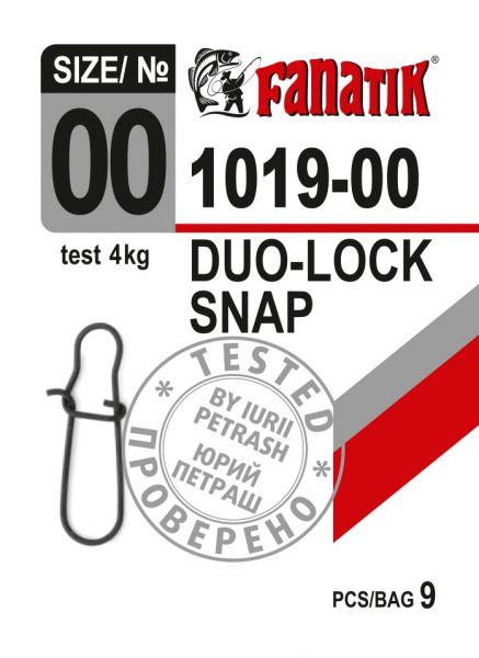 Застібка американка FANATIK 1019-00 тест 4 кг 9 шт.