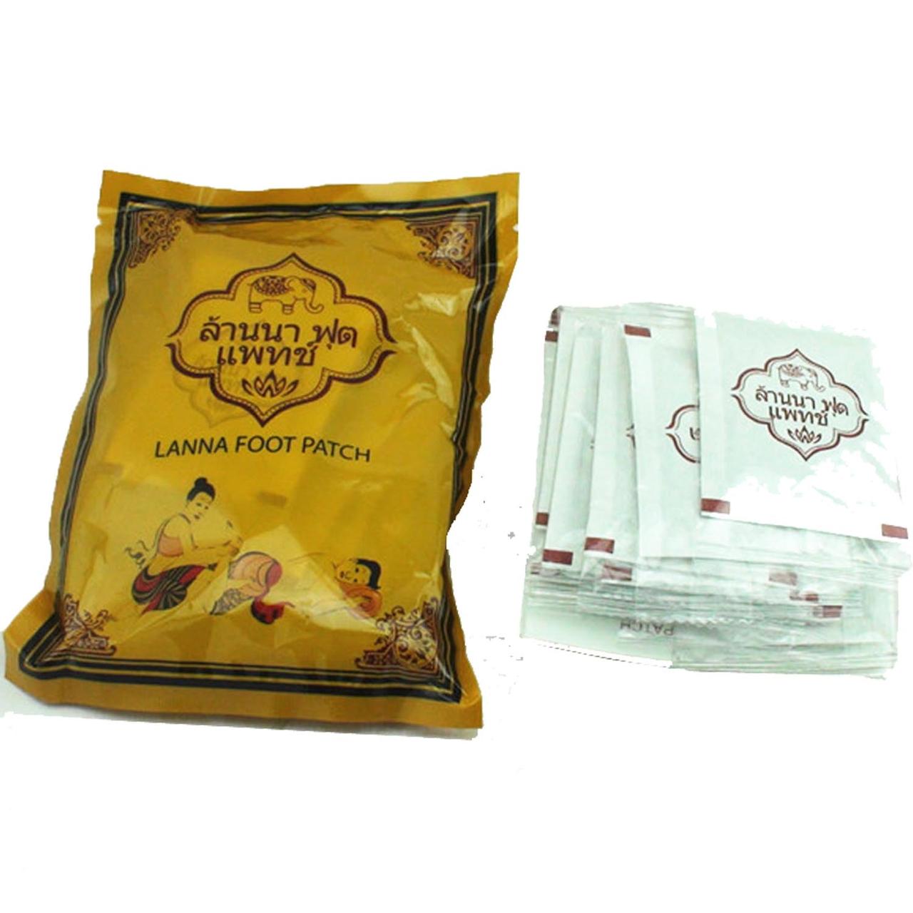 Пластирі для стоп Таїланд із турмаліном для чищення крові та лімфи Векового Сходу 10 штук, фото 1