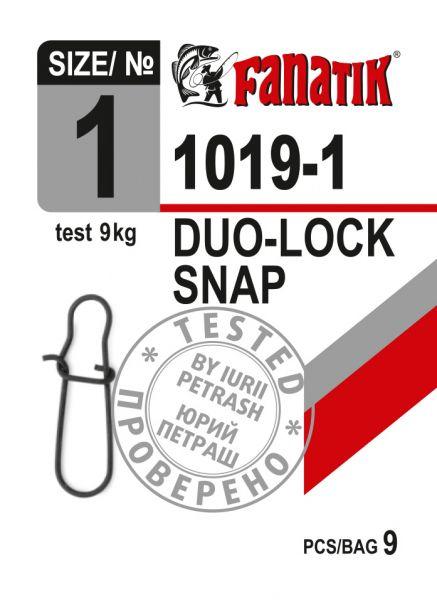Застібка американка FANATIK 1019-1 тест 9 кг 9 шт.