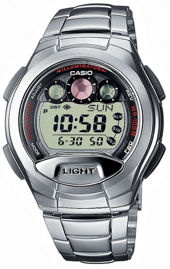 Годинник чоловічий Casio W-755D-1AVDF електронний водонепроникний