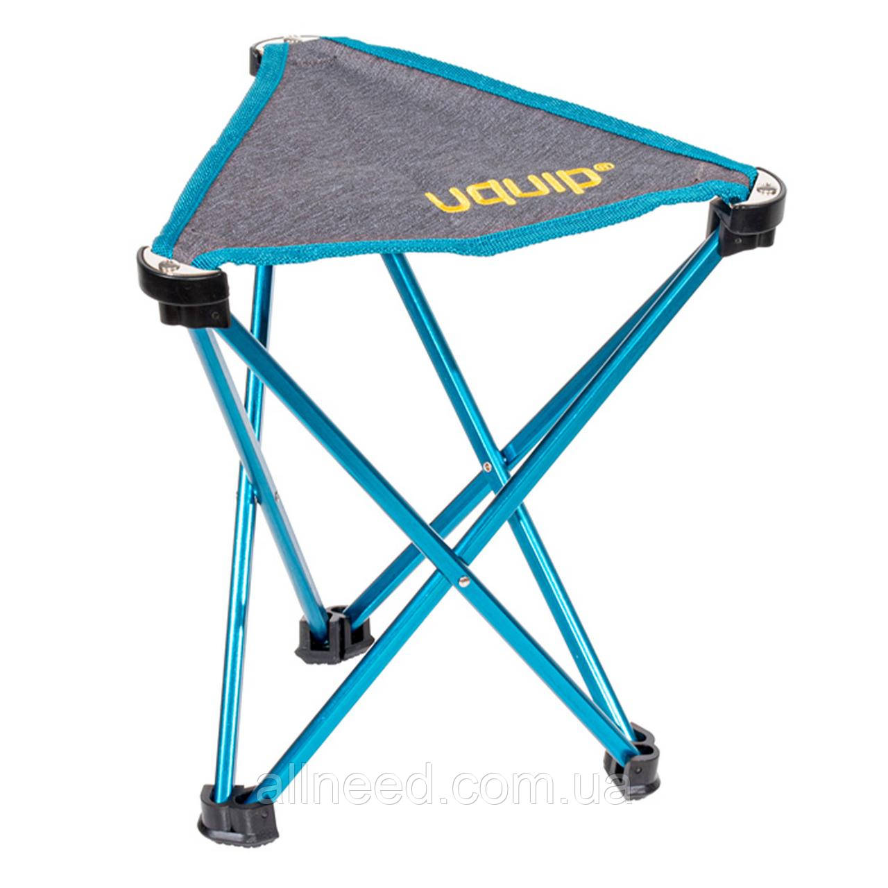 Стілець розкладний для рибалки Uquip Trinity M Grey навантаження 150кг Німеччина