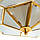 Світильник з дерев’яною основою шестикутної форми 50x20 см. BST 0301249, фото 3