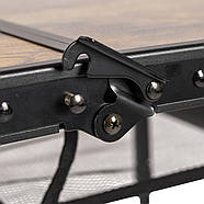 Стіл Bo-Camp Decatur 90x60 cm Black/Wood look (1404200), фото 8