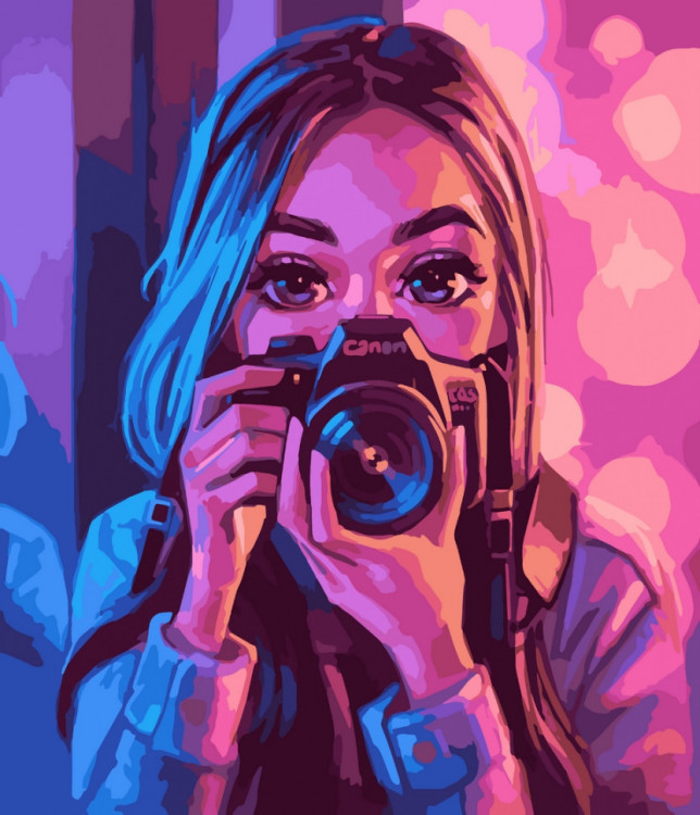 Картина за номерами Погляд митця 40*50 см ArtCraft 10206-AC, фото 1