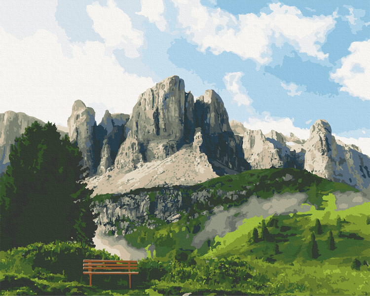 Картина за номерами Доломітові Альпи 40*50 см ArtCraft 10555-AC