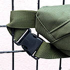 Сумка поясна бананка Fjällräven Hip Pack Medium хакі Сумка на пояс канкен чоловіча тканева, фото 6