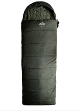 Спальник TRAMP Taiga 200XL TRS-059L р.220x100см +10/+5/-5°С ковдра з капюшоном-підголівником графіт