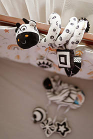 Підвіска спіраль на коляску ч/б rat58