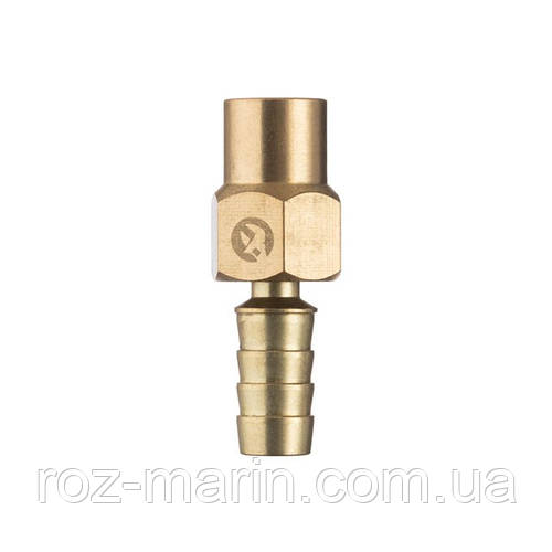 Шарнир поворотный внутренняя резьба 1/4" на шланг 12 мм, латунь STORM ...