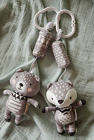 Підвіска ч/б м'яка брязкальце коляску rat60