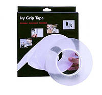 Многоразовая крепежная клейкая лента Ivy Grip Tape двусторонняя 5 м