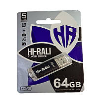 Флеш память 64Gb Hi-Rali Rocket, Stark Black