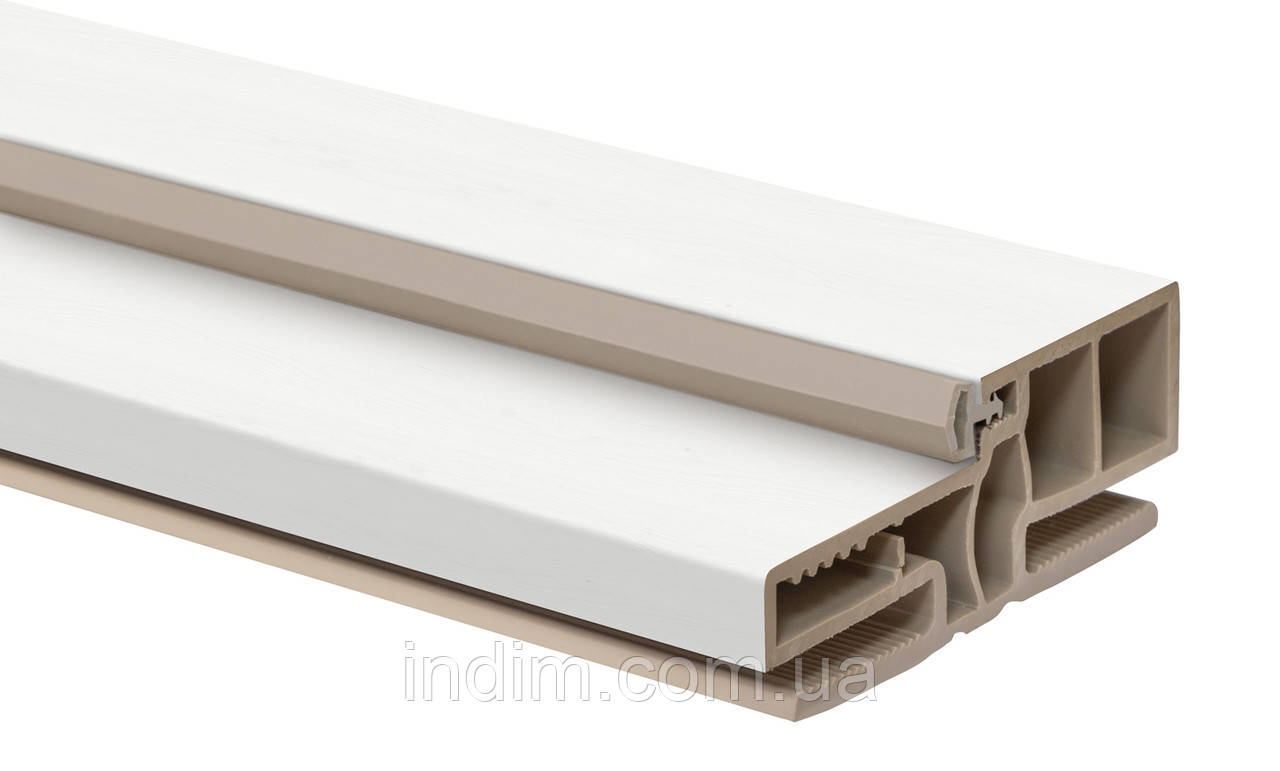 Короб ПВХ телескопдуб ivory, фото 1