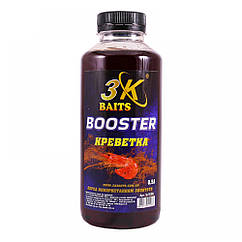 Бустер 3KBaits 500мл Креветка (3к10304)