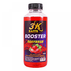 Бустер 3KBaits 500мл Полуниця (3к10300)