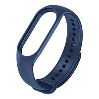 Силіконовий ремінець для Xiaomi Smart Band 7 | HMU | темно-синій