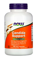 NOW Foods, Candida Support, 180 растительных капсул