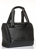 Жіноча стильна спортивна сумка чорна Wellberry, сумка для дівчат, сумка для спортзалу