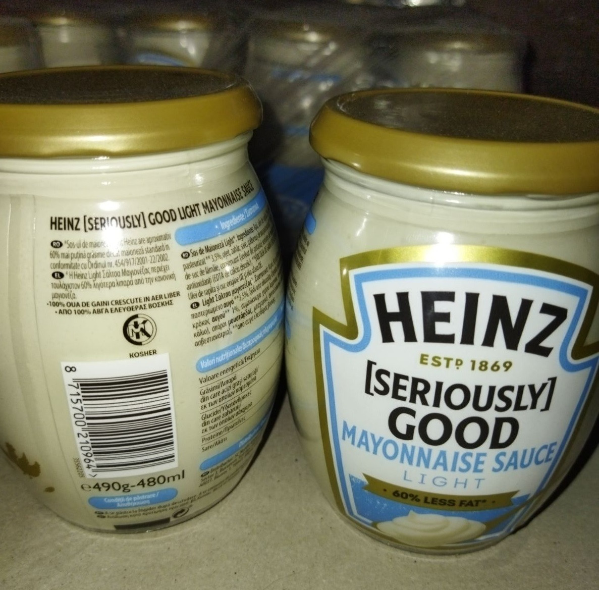 Майонез Легкий Heinz Light Mayonnaise Sauce Seriosly Good 490 г Великобритания - фото 3 - id-p1659155360