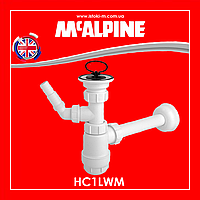 Сифон для умивальника з підключенням до пральної або посудомийної машини 1 1/4 x32 мм HC1LWM McAlpine