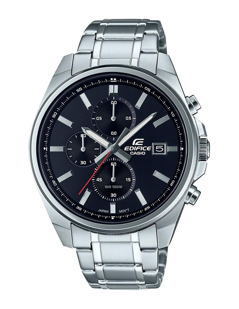 Годинник чоловічий Casio Edifice EFV-610D-1AVUEF водонепроникний з хронографом