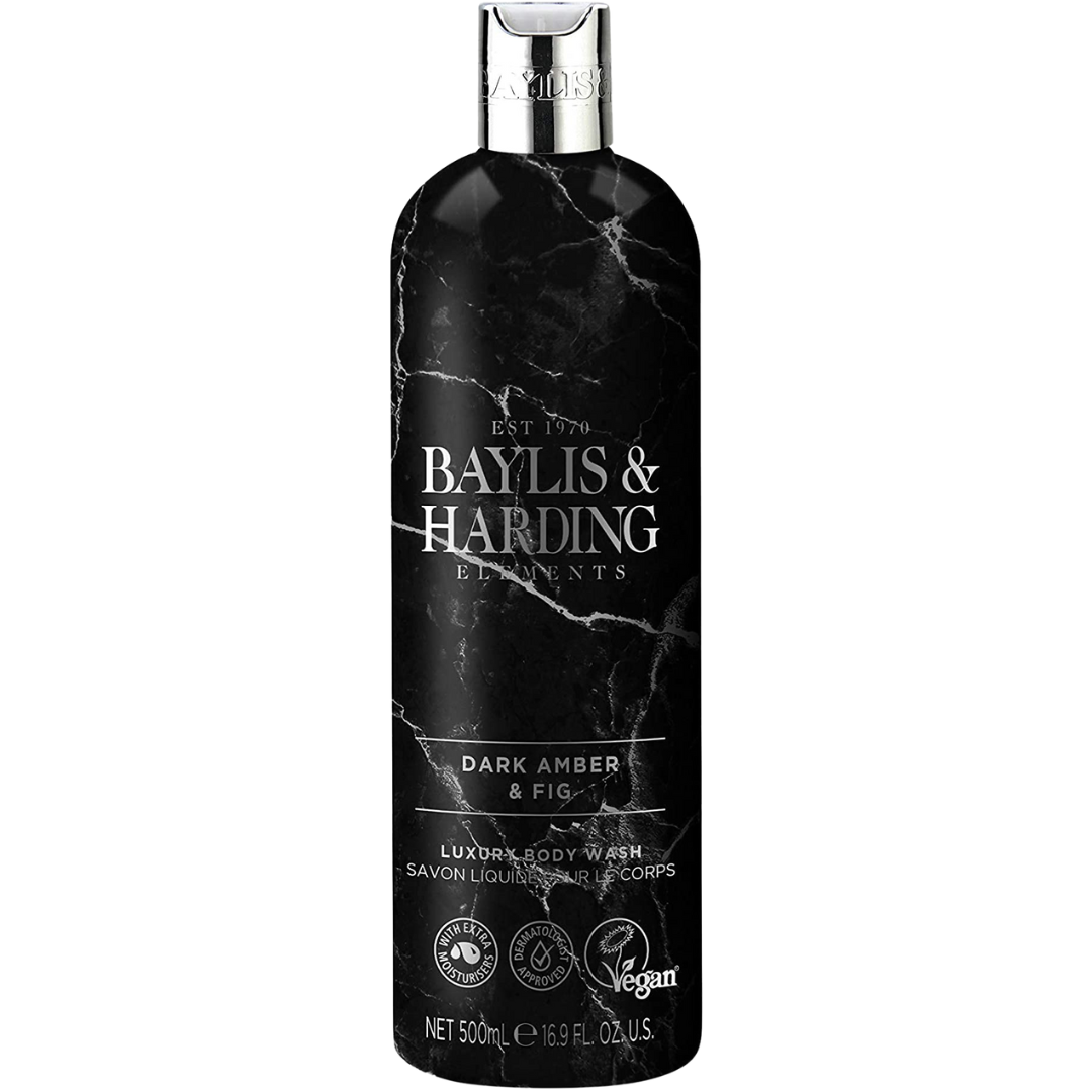 Парфумований гель для душу Baylis & Harding Elements Dark Amber & Fig Luxury Body Wash 500 мл