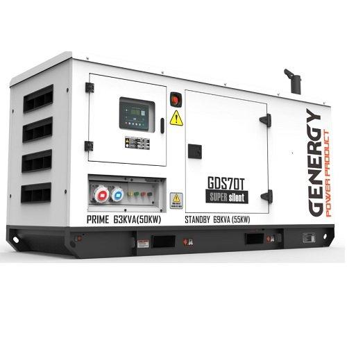 GENERGY GDS70T Генератор дизельний 50 кВт 380 В