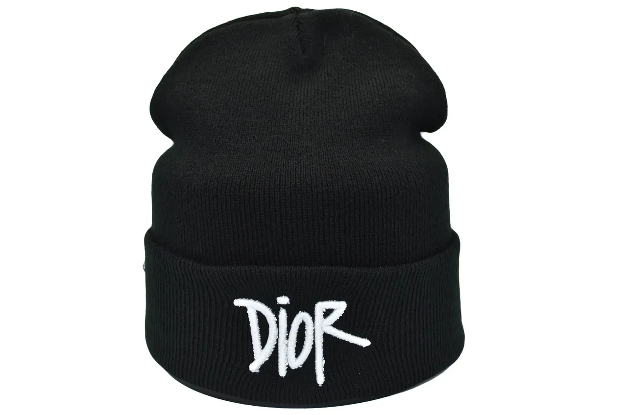 Шапка Hip Hop Shop Dior 55-59 см чорна (H-08118-404)