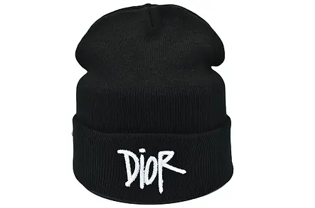 Шапка Hip Hop Shop Dior 55-59 см чорна (H-08118-404), фото 1