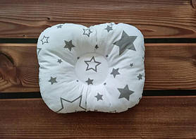 Ортопедична подушка для малюків від народження та до 2-х років 25х20х5 см BST Білий