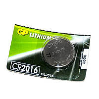 Батарейка GP Дисковая Литиевая Lithium Button Cell 3.0V CR2016-8U5 1 шт.