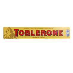 Шоколад молочний з медом та мигдальною нугою Тоблероне Toblerone 100g 20шт/ящ (Код: 00-00003475)