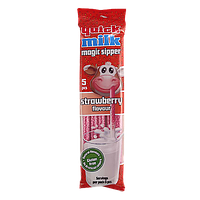 Трубочки для молока полуниця Квік Мілк Quick Milk strawberry 30g 20шт/пач 12шт/ящ (Код: 00-00004741)