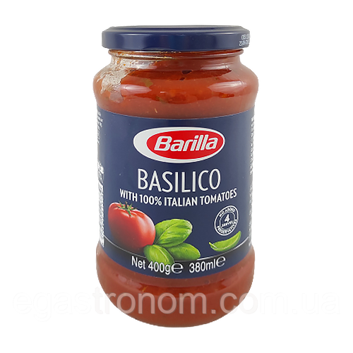 Соус базилік Барілла Barilla basilico 400g 6шт/ящ (Код: 00-00003631)