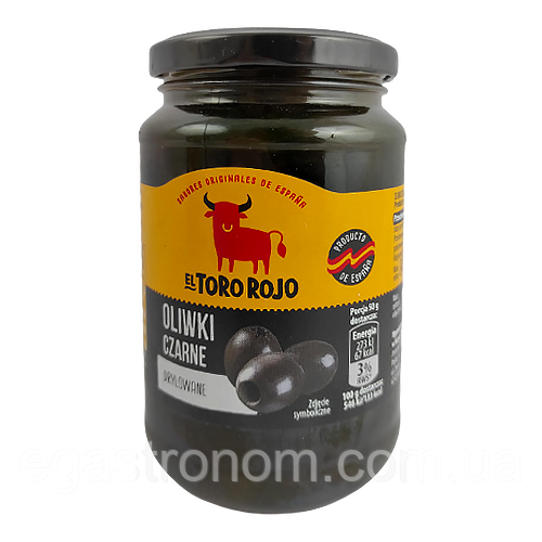 Маслини без кістки Ель Торо El Toro Rojo 150/340g 12шт/ящ (Код: 00-00004921)
