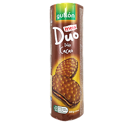 Печиво дуо какао Гуллон Gullon duo cacao 500g 20шт/ящ (Код: 00-00003659)